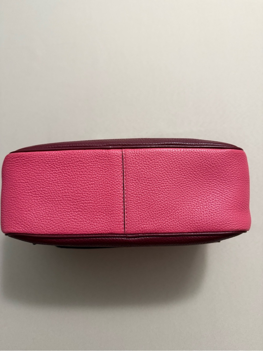 Coach Cassie Colorblock Camera Crossbody Bag in Pink, Cream & Burgundy - Picture 8 of 16